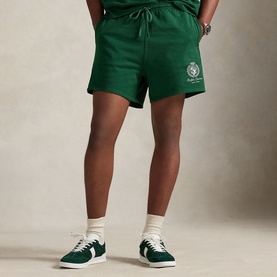 Crest Logo Relaxed Graphic Shorts