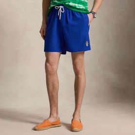 Traveller Polo Bear Solid Swim Shorts
