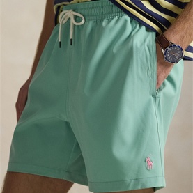 Traveler Pony Logo Classic Swim Shorts