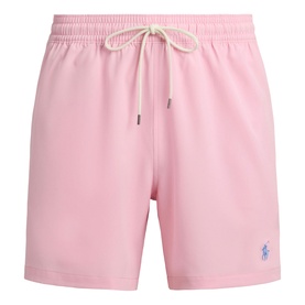 Traveller Pony Logo Solid Swim Shorts