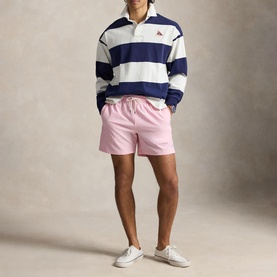 Traveller Pony Logo Solid Swim Shorts