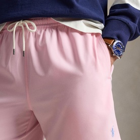Traveller Pony Logo Solid Swim Shorts
