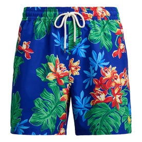 Traveller Pony Logo Floral Swim Shorts