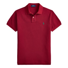 Polo Player Slim Fit Mesh Polo Shirt
