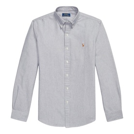 Pony Logo Slim Fit Oxford Shirt