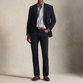 Pony Logo Slim Fit Oxford Shirt