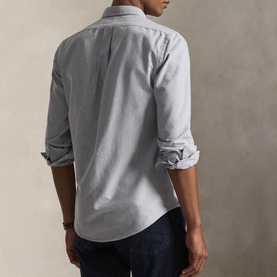 Pony Logo Slim Fit Oxford Shirt