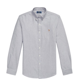 Pony Logo Slim Fit Oxford Shirt
