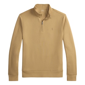 Pony Logo Double-Knit Zip Sweater
