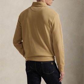 Pony Logo Double-Knit Zip Sweater