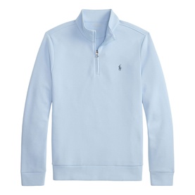 Pony Logo Double-Knit Zip Sweater