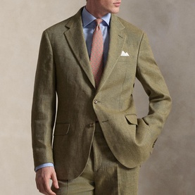 Tailored Linen Two-Piece Suit