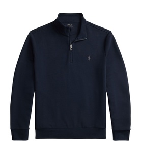 Pony Logo Double-Knit Zip Sweater