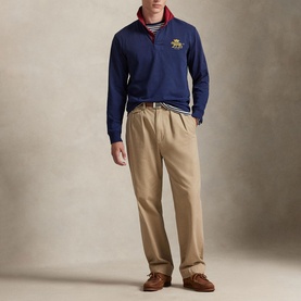Tiger Logo Classic Fit Rugby Shirt