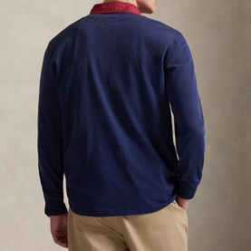 Tiger Logo Classic Fit Rugby Shirt