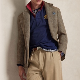 Tiger Logo Classic Fit Rugby Shirt