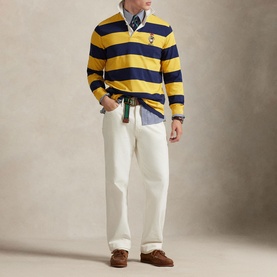 Polo Bear Striped Classic Rugby Shirt