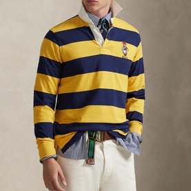 Polo Bear Striped Classic Rugby Shirt
