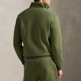 Pony Logo Double-Knit Zip Sweatshirt
