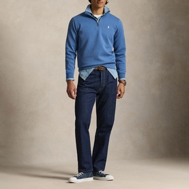 Pony Logo Double Knit Zip Sweatshirt
