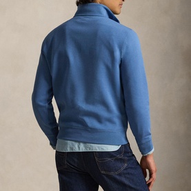 Pony Logo Double Knit Zip Sweatshirt