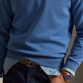 Pony Logo Double Knit Zip Sweatshirt