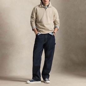 Pony Logo Fleece Quarter-Zip Sweatshirt