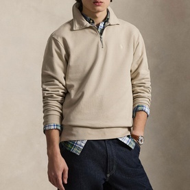 Pony Logo Fleece Quarter-Zip Sweatshirt