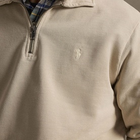 Pony Logo Fleece Quarter-Zip Sweatshirt