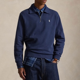 Pony Logo Fleece Quarter-Zip Sweatshirt