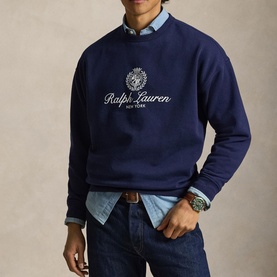Relaxed Fit Fleece Graphic Sweatshirt