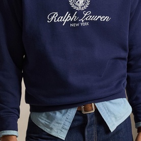 Relaxed Fit Fleece Graphic Sweatshirt