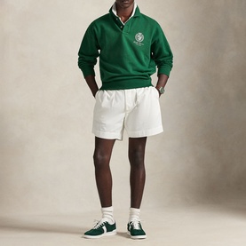 Crest Logo Relaxed Fleece Sweatshirt