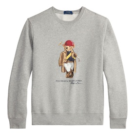 Polo Bear Logo Fleece Sweatshirt