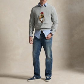 Polo Bear Logo Fleece Sweatshirt