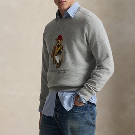 Polo Bear Logo Fleece Sweatshirt