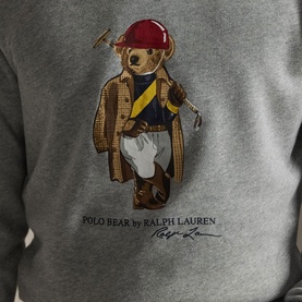 Polo Bear Logo Fleece Sweatshirt