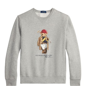 Polo Bear Logo Fleece Sweatshirt