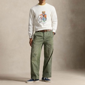 Polo Bear Logo Fleece Sweatshirt