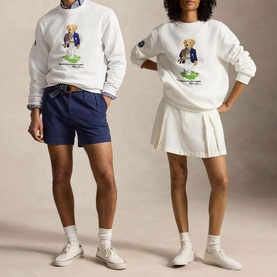 Wimbledon Logo Polo Bear Sweatshirt