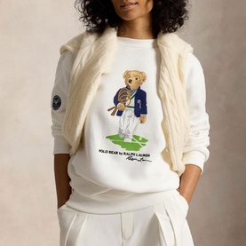 Wimbledon Logo Polo Bear Sweatshirt