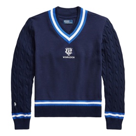 Wimbledon Logo Hybrid Sweater