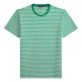 Polo Player Logo Slim Fit Striped Jersey T-Shirt