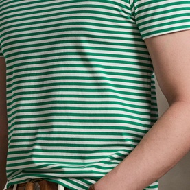 Polo Player Logo Slim Fit Striped Jersey T-Shirt