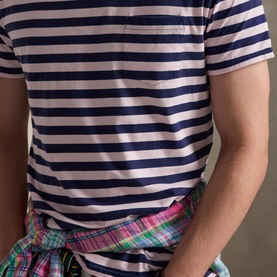 Polo Player Logo Striped T-Shirt