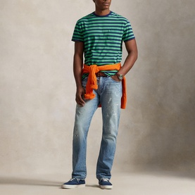Polo Player Logo Striped T-Shirt