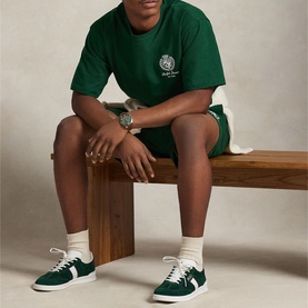 Crest Logo Relaxed Graphic T-Shirt