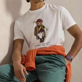 Polo Bear Logo Custom Slim Fit T-Shirt
