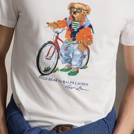 Polo Bear Logo Slim Fit T-Shirt