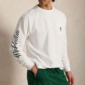 Wimbledon Logo Oversized Long-Sleeved T-Shirt
